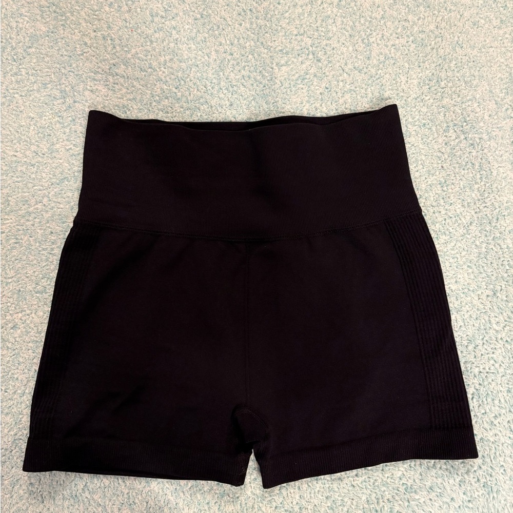 Forever 21- Black High-Waisted Women's Gym Shorts